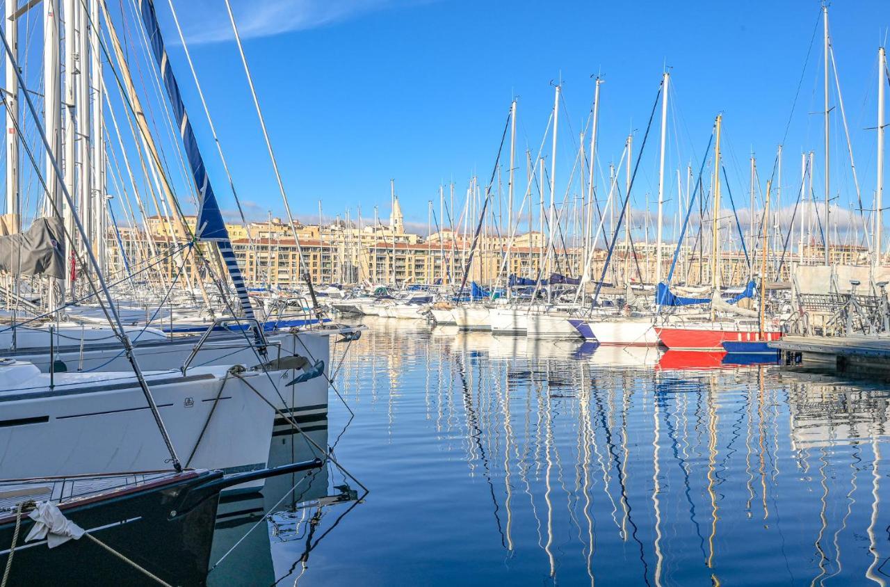 Apartamento Sur Le Port De Marseille ~ Hypercentre ~ La Criee Exterior foto